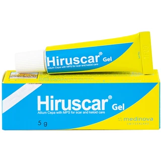 Gel bôi Hiruscar giúp làm mờ vết sẹo (5g)
