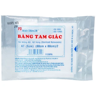 Băng tam giác Bảo Thạch 80x80cm/2 cố định vùng chấn thương