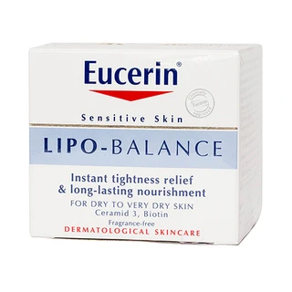 Kem bôi Eucerin Lipo Balance dưỡng ẩm chuyên sâu cho da khô (50ml)