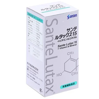 Viên uống Sante Lutax 15+ Vitamin & Mineral - Hỗ trợ bảo vệ mắt khỏi tác hại từ ánh sáng xanh (9 vỉ x 10 viên)