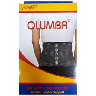Đai thắt lưng Olumba Orbe size L màu ghi hỗ trợ giảm đau, cố định cột sống