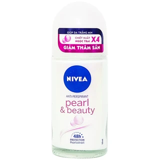 Lăn ngăn mùi Nivea Pearl Beauty giảm tiết mồ hôi và hiệu quả đến 48 giờ (50ml)