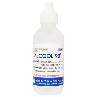 Cồn 90 độ Sagopha sát trùng ngoài da, vật dụng (60ml)