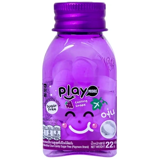 Kẹo The Vị Nho Playmore (hũ 22g)