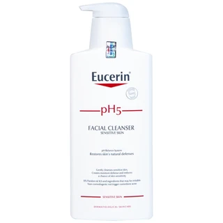Sữa rửa mặt Eucerin pH5 Facial Cleanser Sensitive Skin làm sạch sâu cho da nhạy cảm (400ml)