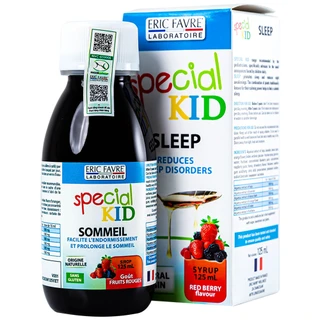 Siro hỗ trợ an thần kinh giúp trẻ ngủ ngon giấc Special Kid Sommeil hương dâu (125ml)