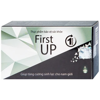 Viên ngậm hỗ trợ tăng cường sinh lực cho nam giới First Up 1 Hour (2 vỉ x 4 viên)