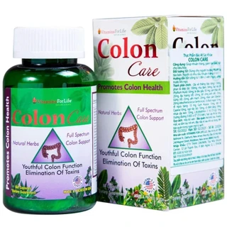 Viên uống giúp nhuận tràng, giảm táo bón, tốt cho tiêu hóa Colon Care Vitamins For Life (60 viên)