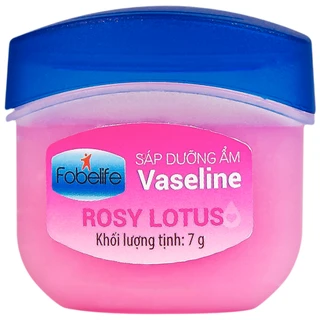 Sáp dưỡng ẩm Vaseline Rosy Lotus Fobelife làm mềm da, chống khô da (7g)