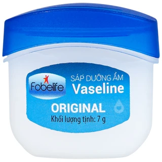 Sáp dưỡng ẩm Vaseline Original Fobelife giữ ẩm, bảo vệ da khô, nứt nẻ (7g)