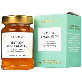 Mật Ong Gừng Và Giấm Táo Miele (250g)