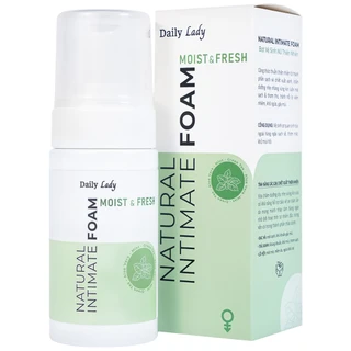 Dung dịch vệ sinh phụ nữ dạng bọt Daily Lady Moist và Fresh khử khuẩn khử mùi (100ml)
