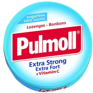 Pulmoll Extra Strong Extra Fort + Vitamin C Sugar Free (45g)