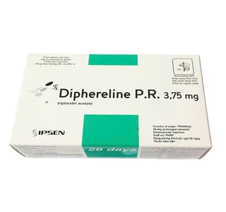 Thuốc Diphereline P.R. 3.75mg Ipsen điều trị ung thư tuyến tiền liệt, dậy thì sớm, lạc nội mạc tử cung