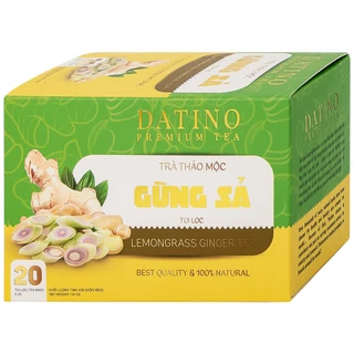 Trà Thảo Mộc Gừng Sả Datino Premium Tea (20 túi lọc x 2g)