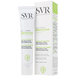 Kem SVR Sebiaclear Mat And Pores điều hòa bã nhờn, dưỡng ẩm, thu nhỏ lỗ chân lông (40ml)
