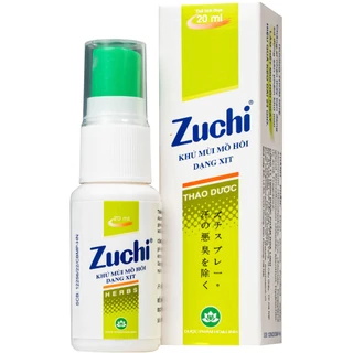 Xịt khử mùi Zuchi Hoa Linh Thảo Dược ngăn ngừa hôi nách, hôi chân (20ml)