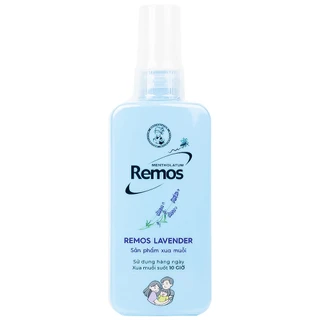 Xịt chống muỗi Remos hương Lavender xua muỗi suốt 10 giờ (70ml)
