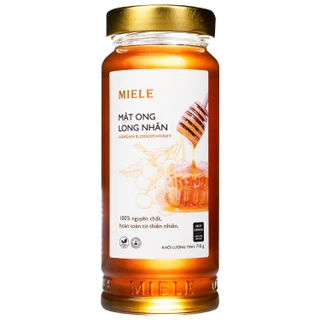 Mật ong Long Nhãn Miele nguyên chất, tự nhiên (710g)