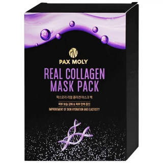 Mặt nạ dưỡng ẩm Pax Moly Real Collagen Mask Pack cải thiện độ đàn hồi da