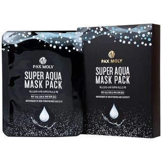 Mặt nạ dưỡng ẩm Pax Moly Super Aqua Mask Pack làm mềm mịn, cải thiện độ đàn hồi da