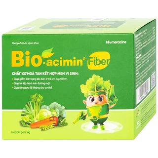 Cốm giúp làm giảm táo bón Bio-acimin Fiber Meracine (30 gói)