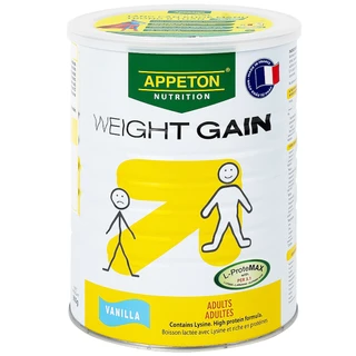 Sữa tăng cân hiệu quả từ 12 tuổi Appeton Weight Gain hương vani (900g)