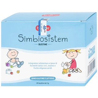 Bổ sung chất xơ và lợi khuẩn Bouna Simbiosistem Bustine (20 gói)