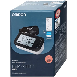 Máy đo huyết áp bắp tay Omron HEM 7383T1 Afib hỗ trợ đo huyết áp, cảnh báo đột quỵ