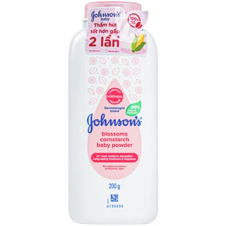 Phấn em bé hương hoa Johnson's blossoms cornstarch baby powder 200g