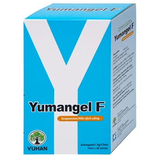 Hỗn dịch uống Yumangel F Yuhan kháng acid và cả thiện loét dạ dày - tá tràng (20 gói x 15ml) 