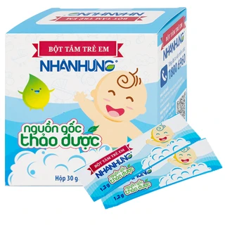 Bột Pha Nước Tắm Cho Trẻ Em Nhân Hưng (30 gói)