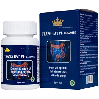 Viên uống hỗ trợ tăng cường tiêu hóa cho người viêm đại tràng Tràng Bát Vị-Codanbe Kingphar (60 viên)