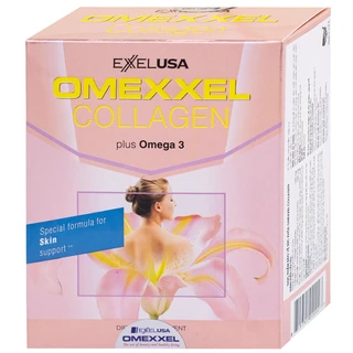 Viên uống giúp chậm quá trình lão hóa da, tăng đàn hồi da Omexxel Collagen (3 vỉ x 10 viên)