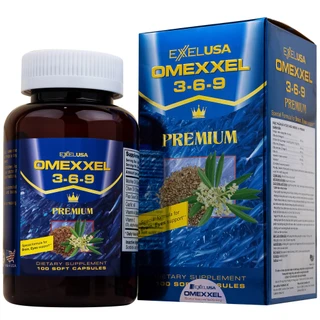 Viên uống hỗ trợ tốt cho não và mắt Omexxel 3-6-9 Premium (100 viên)