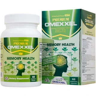Viên uống hỗ trợ tốt cho não bộ Premium Omexxel Memory Health (60 viên)