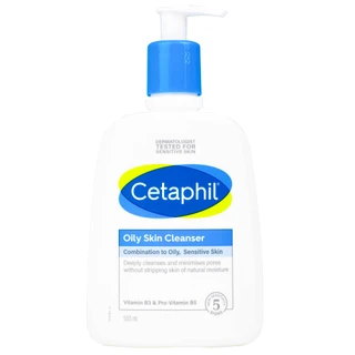 Sữa rửa mặt cho da dầu Cetaphil Oily Skin Cleanser 500ml