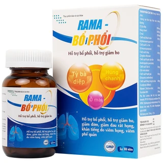 Viên uống Rama Bổ Phổi hỗ trợ bổ phổi, giảm ho (30 viên)