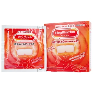 Mặt nạ xông hơi mắt MegRhythm KAO không hương dễ chịu, thư giãn đôi mắt (5 miếng)