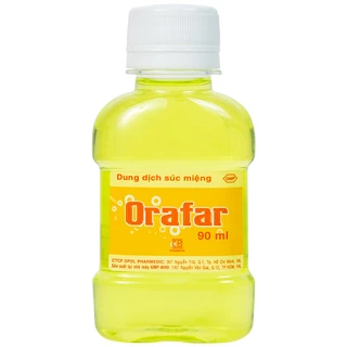 Dung dịch súc miệng Orafar Pharmedic sát trùng miệng khi nhổ răng, sưng nướu răng, viêm họng (90ml)