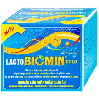 Cốm vi sinh bổ sung lợi khuẩn đường ruột Lacto Biomin Gold (20 gói x 5g)