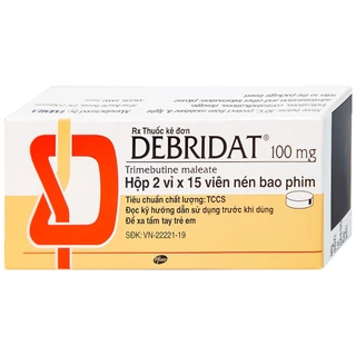Thuốc Debridat 100mg Pfizer điều trị triệu chứng đau, rối loạn nhu động ruột và khó chịu đường ruột (30 viên)