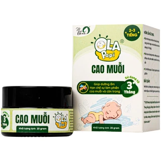 Cao Đuổi Muỗi Cho Bé, Giảm Sưng Tấy Do Côn Trùng Đốt Ola Papi (20g)