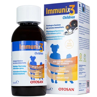 Siro hỗ trợ tăng cường sức đề kháng ở trẻ Immunix3 Otosan (150ml)