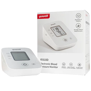 Máy đo huyết áp bắp tay Yuwell YE610D hỗ trợ đo huyết áp, nhịp tim