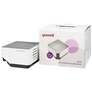 Máy xông khí dung nén khí Yuwell 403M hỗ trợ điều trị bệnh lý về đường hô hấp