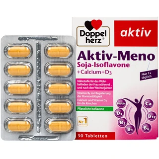 Viên uống hỗ trợ cải thiện nội tiết tố cho phụ nữ tiền mãn kinh Doppelherz Aktiv-Meno (Hộp 30 viên)