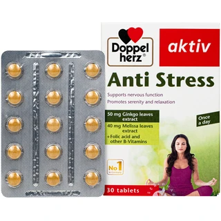 Viên uống hỗ trợ giảm căng thẳng Anti Stress Doppelherz (2 vỉ x 15 viên)