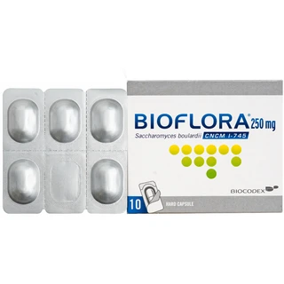 Thuốc Bioflora 250mg Biocodex điều trị tiêu chảy (2 vỉ x 5 viên)