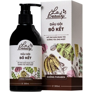 Dầu gội Bồ Kết cô đặc La Beauty giảm gãy rụng, dưỡng tóc óng mượt (300ml)